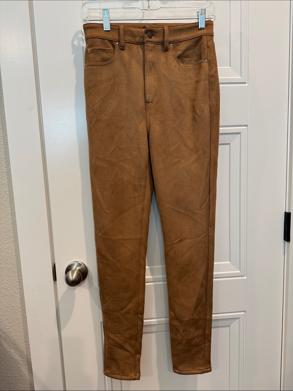 Ann Taylor faux suede pants.